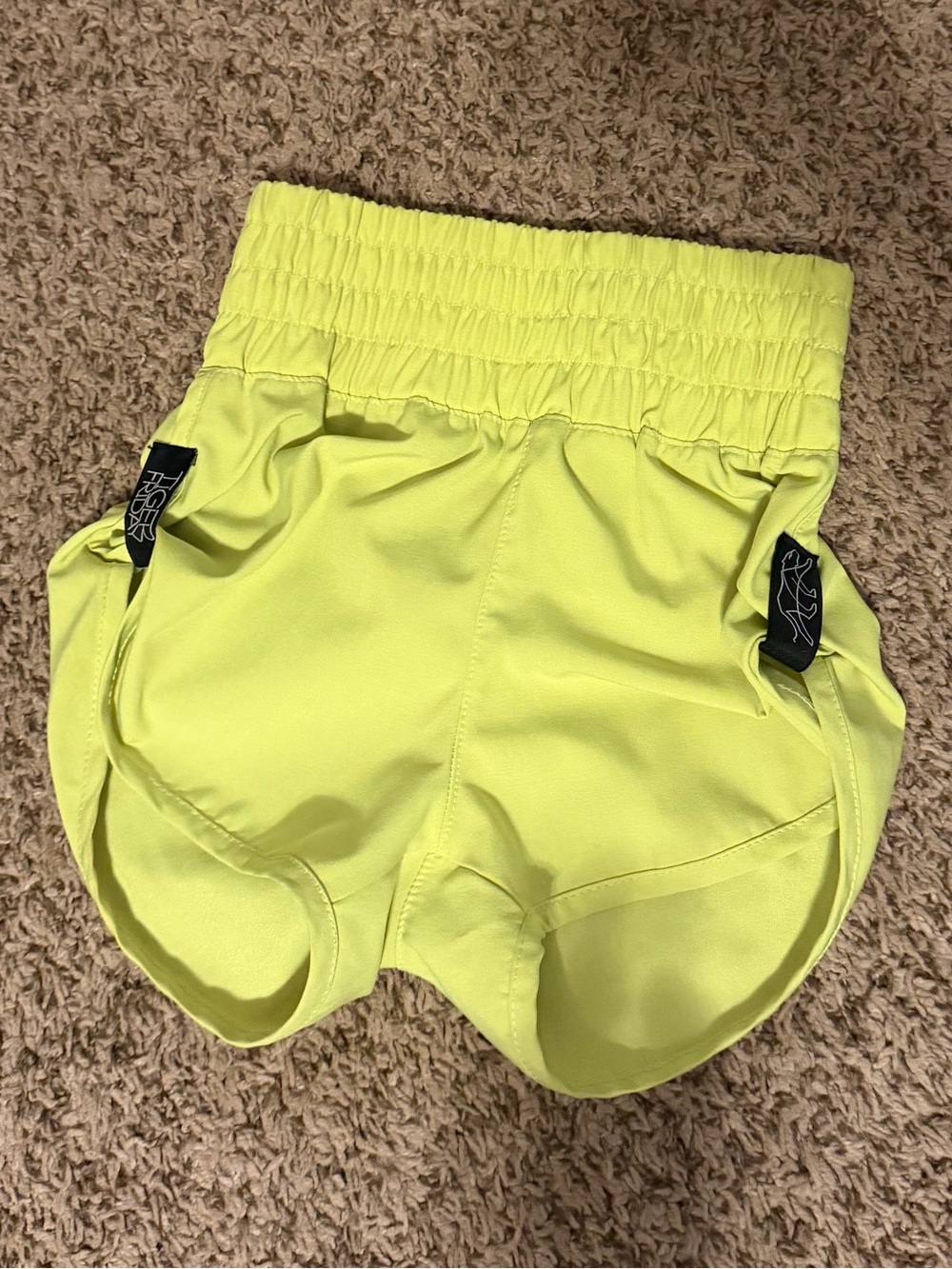 Tiger Friday  Neon Yellow Shorts CS
